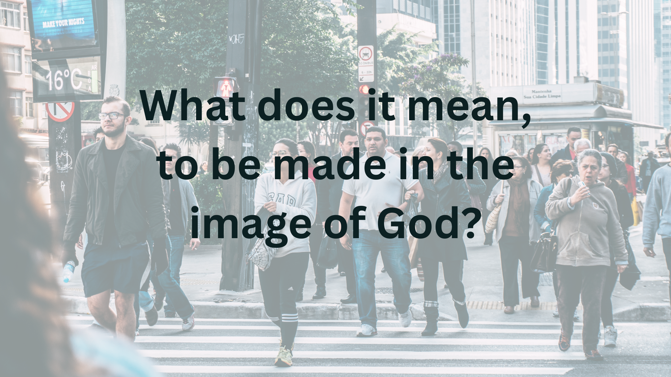 The image of god blog banner