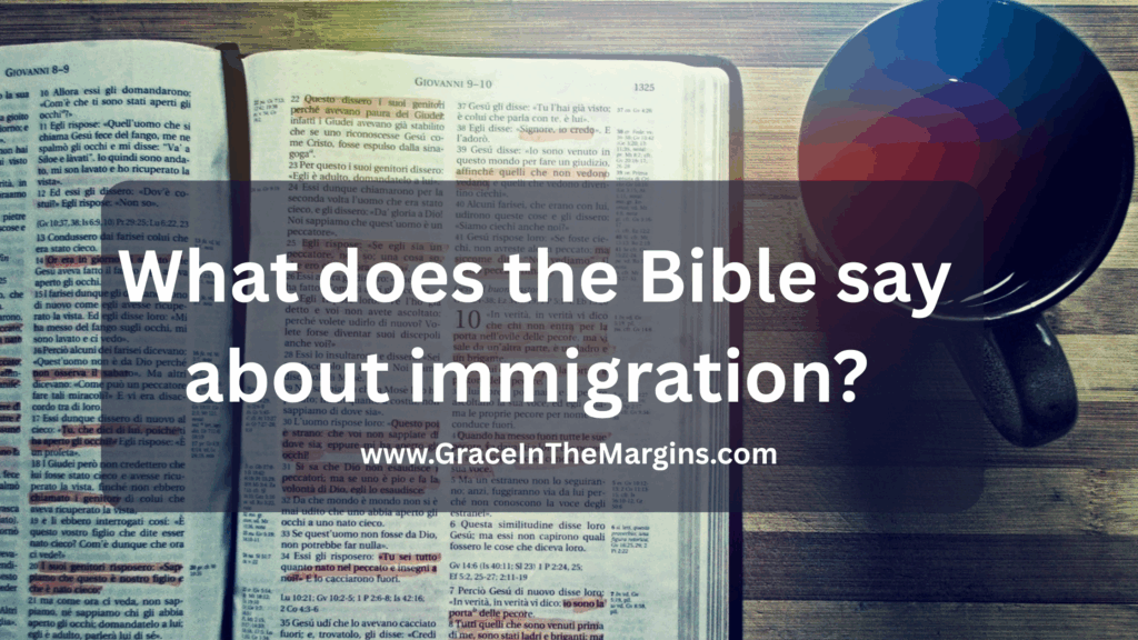 bible verses about immigration