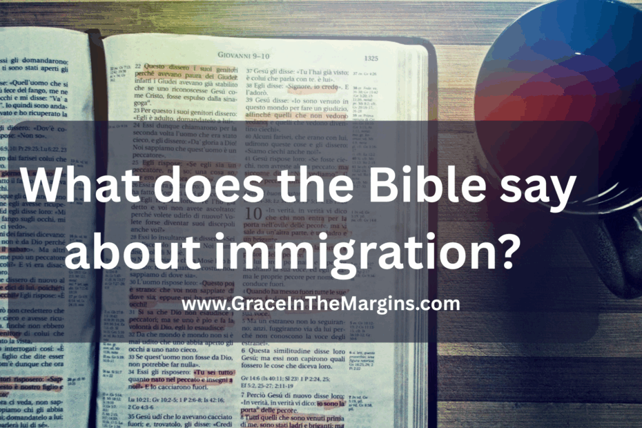 bible verses about immigration