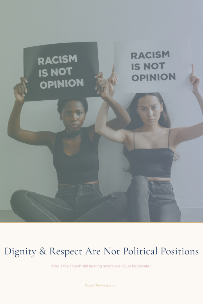 Racism shrinks what God has declared sacred. It assigns lesser worth where God has assigned His own likeness. It speaks as if the image of God can be graded, diluted, or ignored.This is why the conversation cannot live in the realm of etiquette or opinion. It is not a matter of being polite. It is not a personality flaw. It is not a difference in perspective. It is sin against a holy God and harm against a holy image.